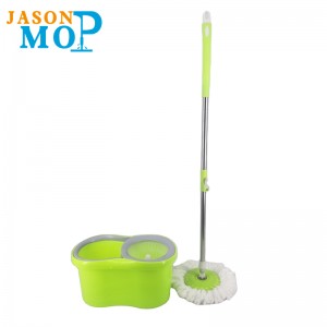Jason Microfiber Spin Mop 360 Easy Roterende MOP Emmer Magic Vloer Cleaning Spinning MOP en Emmer